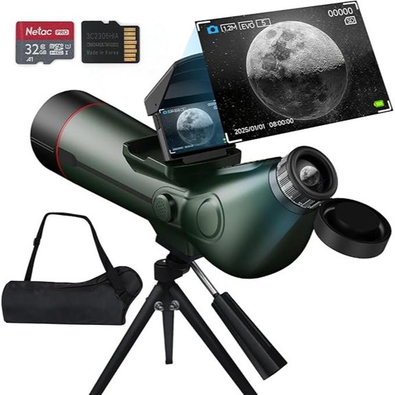 Smart Telescope with 4K Camera and Dual Screens
