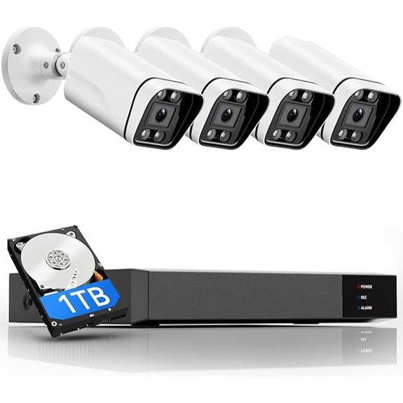 4K Wired Security Camera System with Night Vision