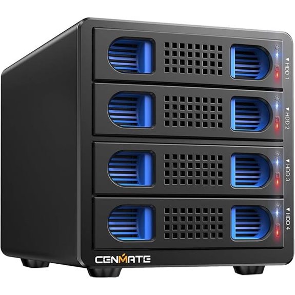 high speed aluminum storage enclosure