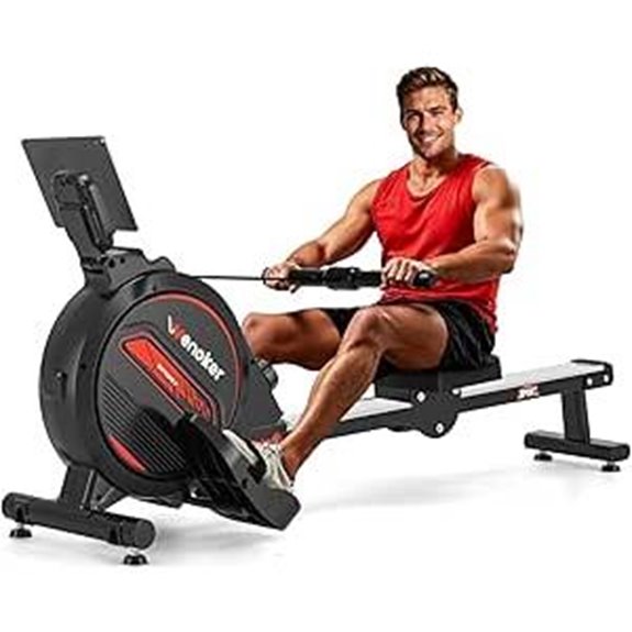 Magnetic Rowing Machine for Home 16-Level Resistance