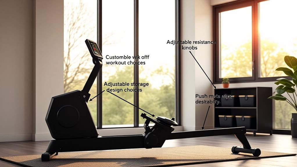 home rowing machine considerations