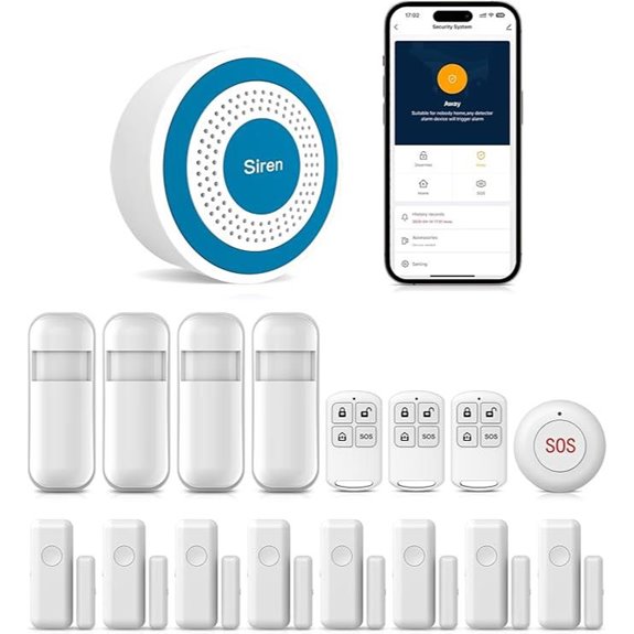 YBJ Home Security Alarm System Kit with App Alerts