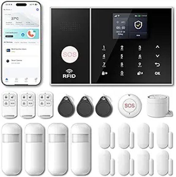 PGST Home Security System with App Alerts and Alexa