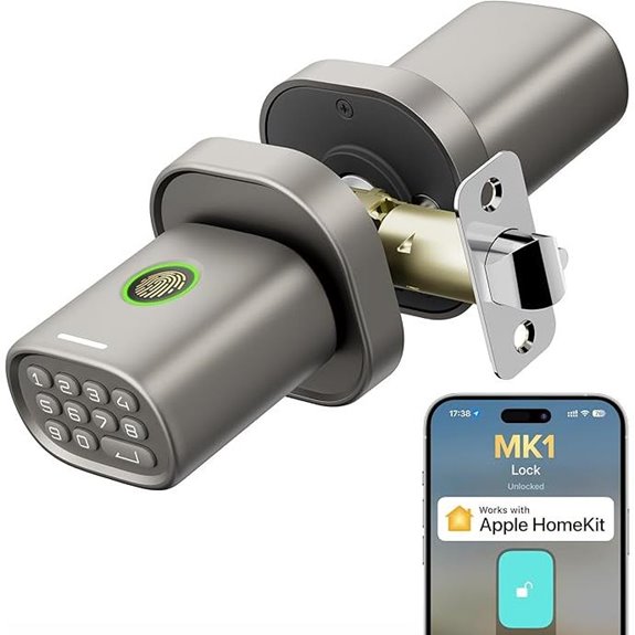 HomeKit Fingerprint Smart Lock for Interior Doors