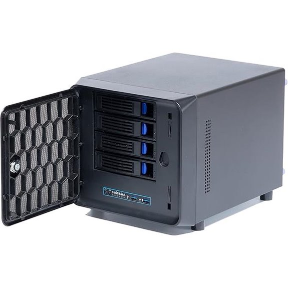 4-Bay DIY NAS Enclosure with Hot Swap Backplane