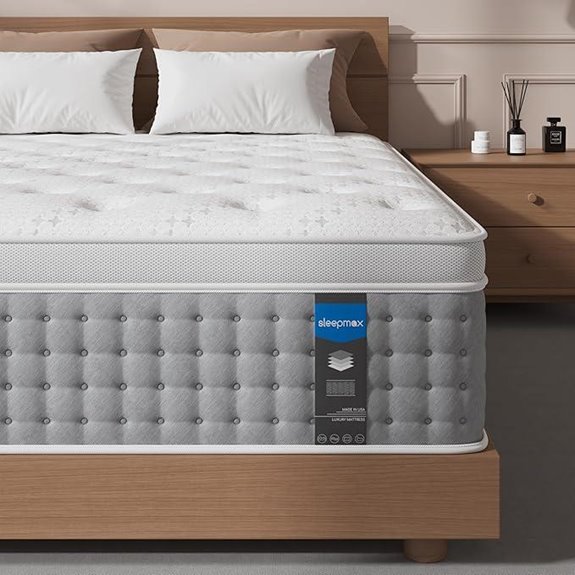 Sleepmax Queen Hybrid Mattress with Lumbar Support
