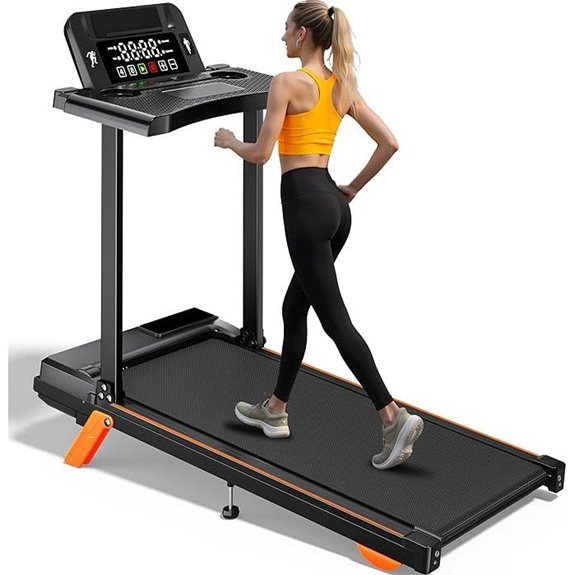 12% Incline Walking Treadmill with Handle & LED Display