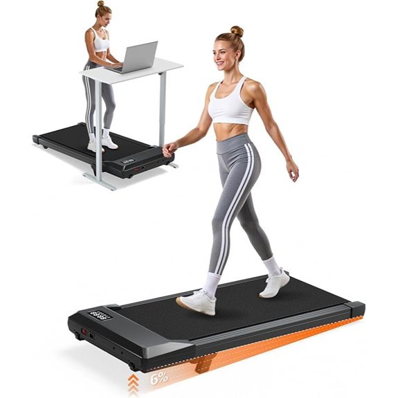 Walking Pad Incline Treadmill with App & Remote