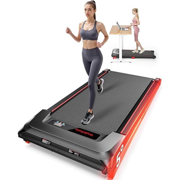 incline walking treadmill display