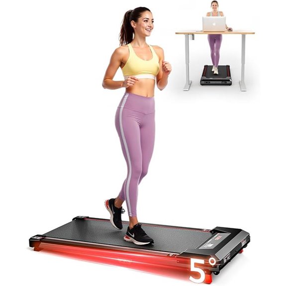 XBD Incline Walking Pad Treadmill with Remote