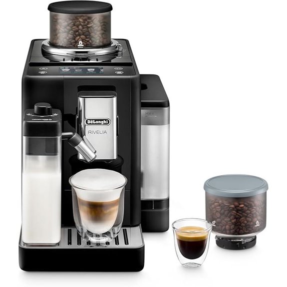 De'Longhi Rivelia Espresso Machine with GrinDer & Frother