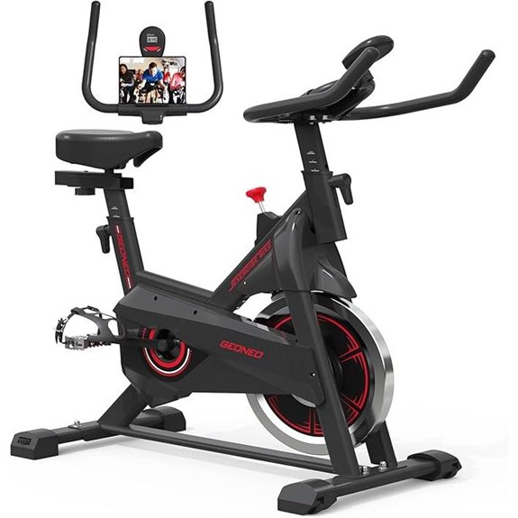 Indoor Cycling Exercise Bike with LCD Monitor