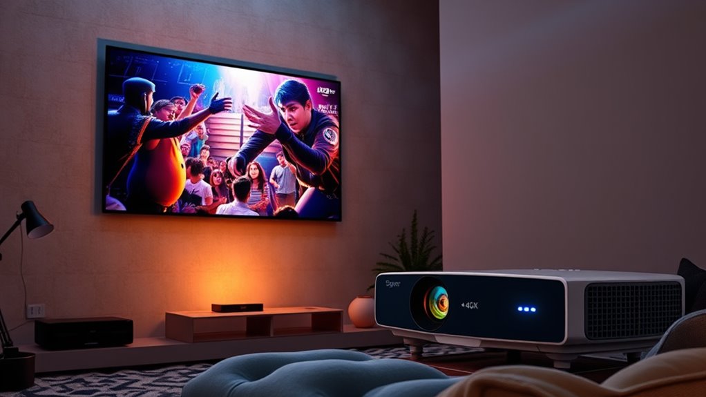 key streaming projector features