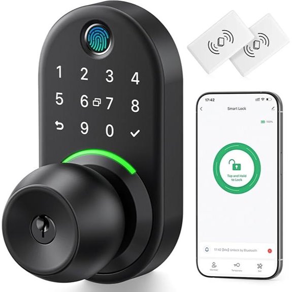 Yamiry Keyless Digital Door Lock with Handle