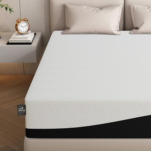 Life Balance King Size Cooling Gel Memory Foam Mattress