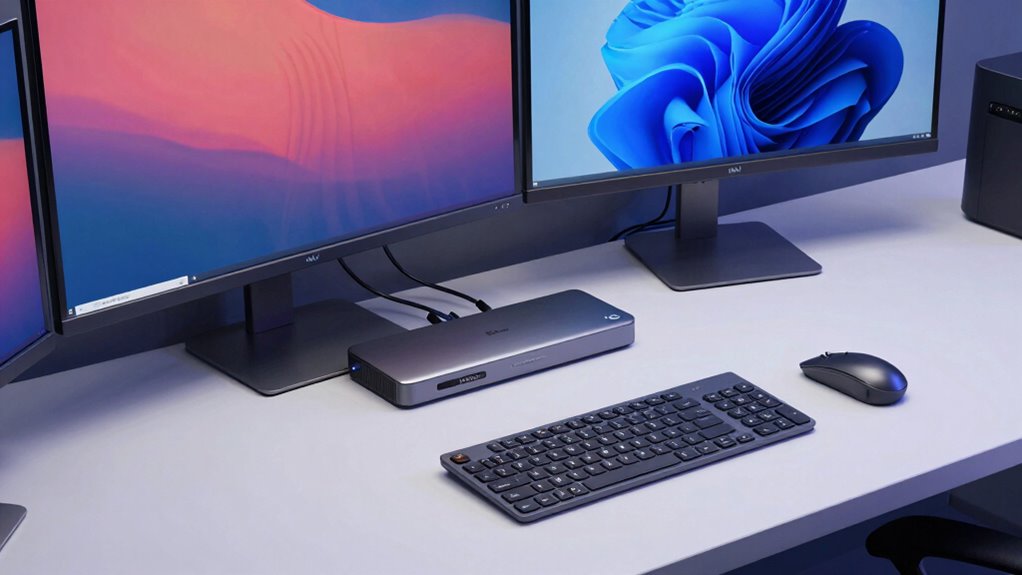 kvm dock clutter reduction