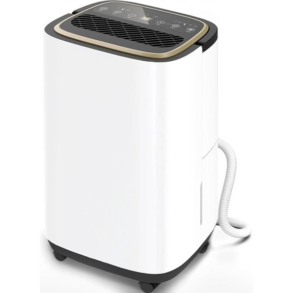 Large 52 Pint Dehumidifier with Drain & Timer