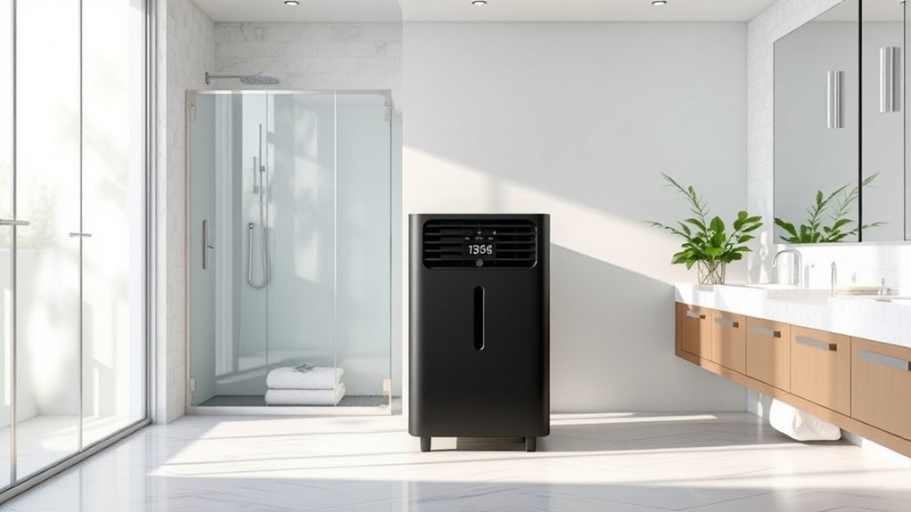 large bathroom dehumidifier considerations