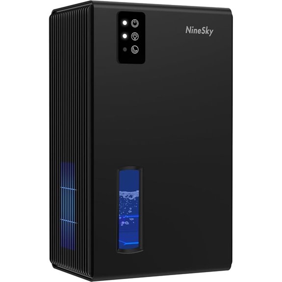NineSky 95 OZ Dehumidifier for Home with LED Light