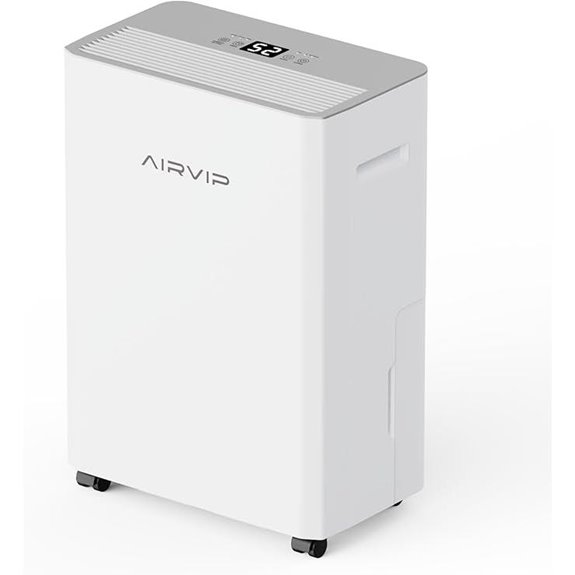 34-Pint Dehumidifier with Drain Hose and Smart Control