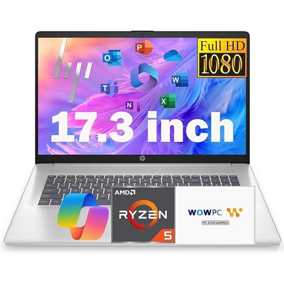 large fhd ryzen laptop