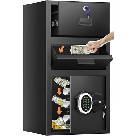 Large Fireproof Business Drop Safe with Digital Lock