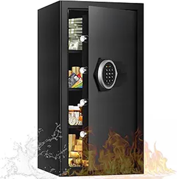 Large Fireproof Waterproof Home Safe with Lock