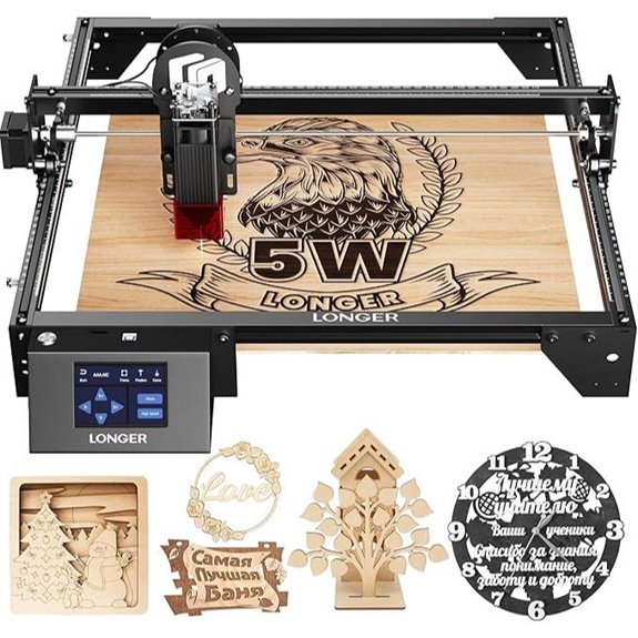 LONGER Ray5 5W Laser Engraver with Touch Screen