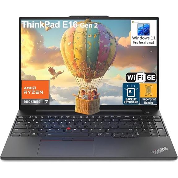 Lenovo ThinkPad E16 G2 Business Laptop Ryzen 7