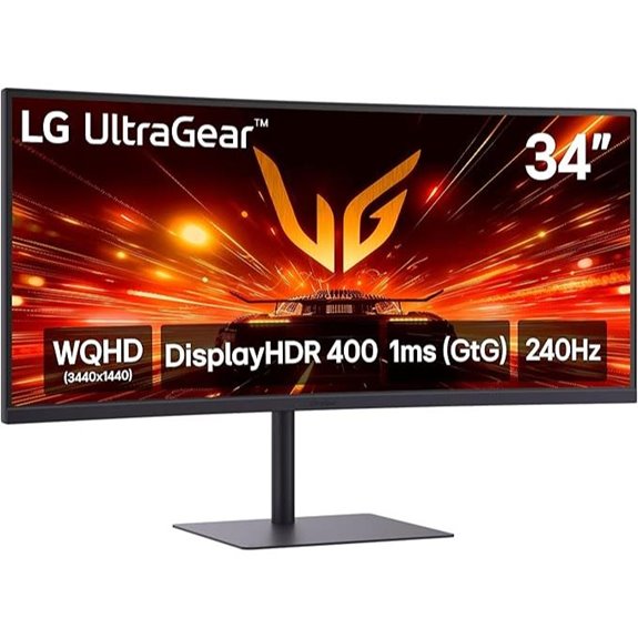 LG 34G630A Ultragear 34-Inch Curved Gaming Monitor