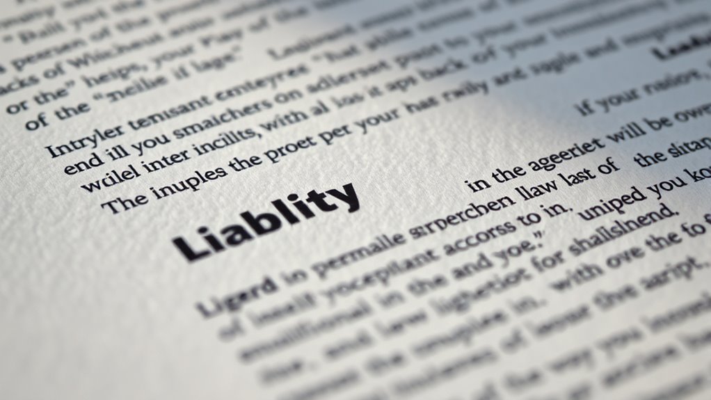 liability limits and exceptions
