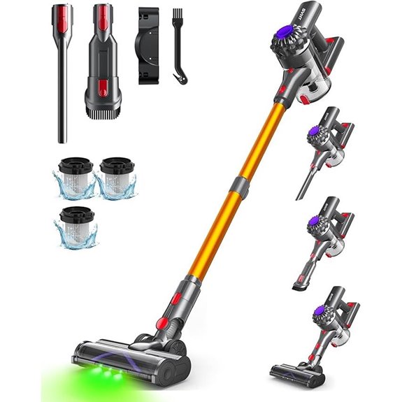 Cordless Vacuum Cleaner 450W Lightweight Rechargeable 40KPA