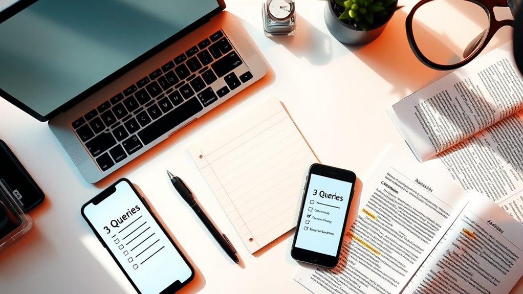 limit questions to three