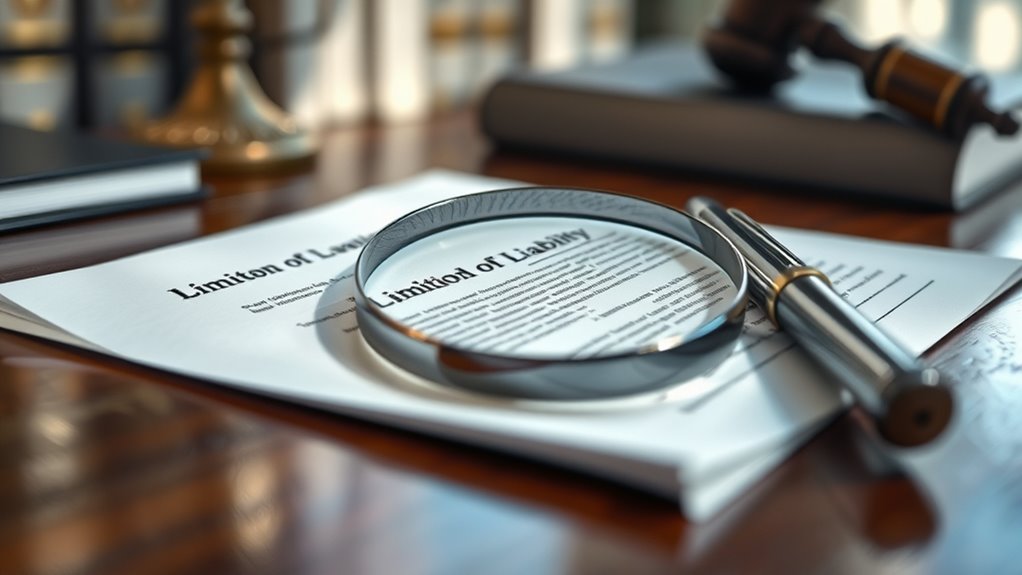 limitation of liability clauses