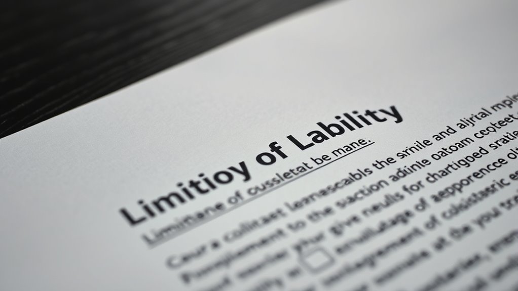 limiting damages through clauses