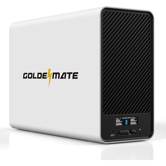 GOLDENMATE Lithium UPS Backup with LCD Display