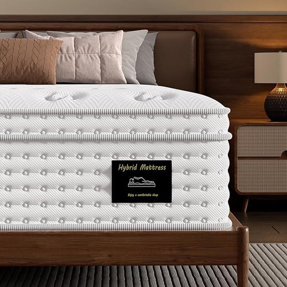 King Extra Firm Hybrid Mattress with Cooling Gel Foam
