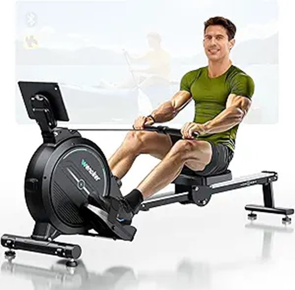 Magnetic Rowing Machine for Home & Full-Body Workout
