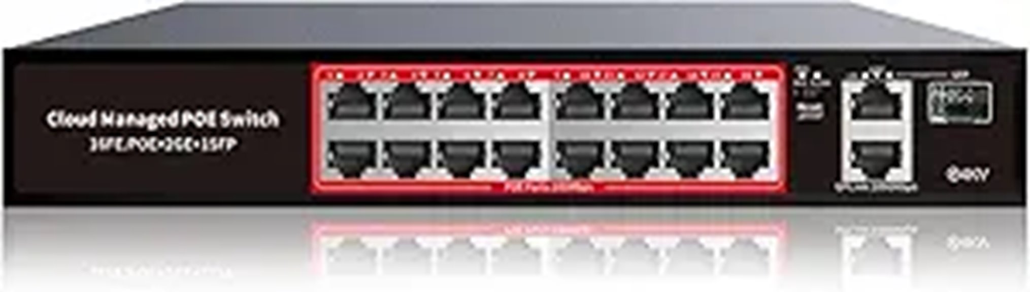 PoE Switch 16-Port Managed Ethernet with SFP