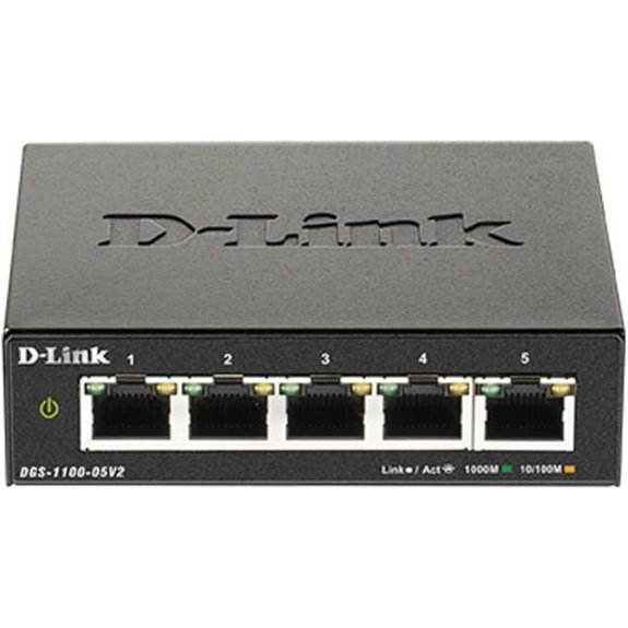 D-Link 5-Port Gigabit Managed Switch with VLANs