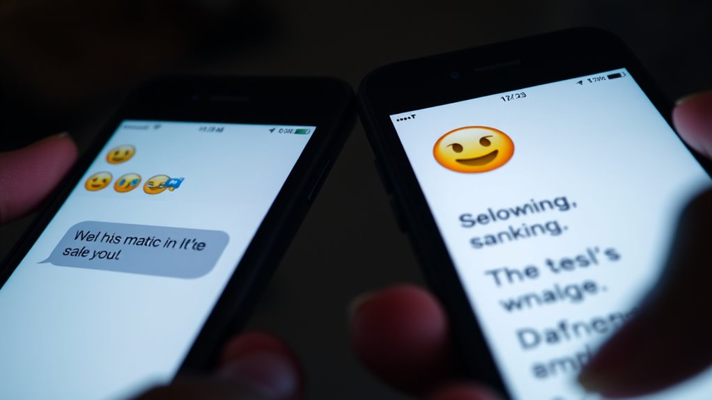 mindful emoji and word use