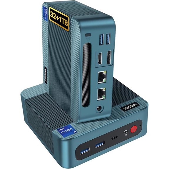 Reatan S8 Mini Gaming PC with I9 & 4K Display