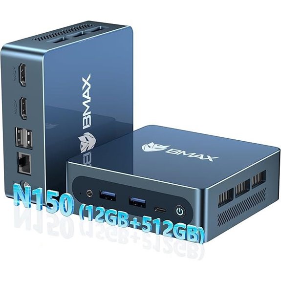 Bmax B4 Ultra Mini PC with 12GB RAM and 4K Display