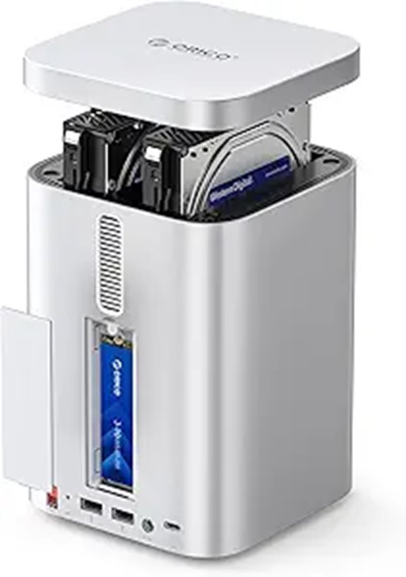 ORICO MiniTower 2-Bay NVMe SSD RAID Enclosure