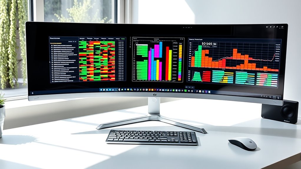 monitor selection for spreadsheets