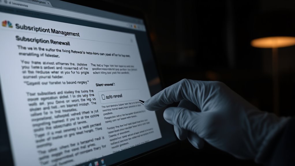 monitor subscriptions regularly