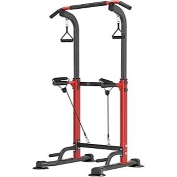 Power Tower Pull-Up Bar and Dip Station