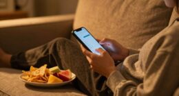 nighttime snacking and browsing