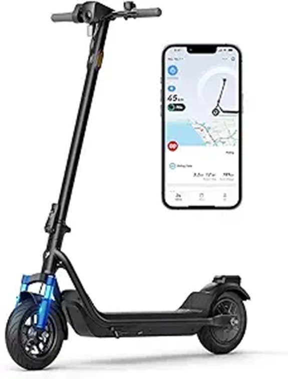 NIU Electric Scooter with Suspension and 23.6 MPH