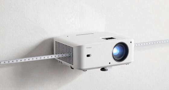 optimal projector throw distance